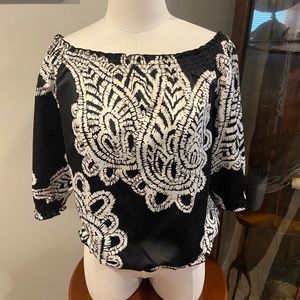 White House Black Market off shoulder top